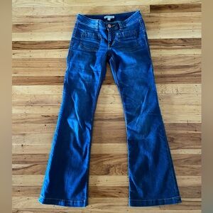 CAbi Patch Pocket Jeans, Size 0